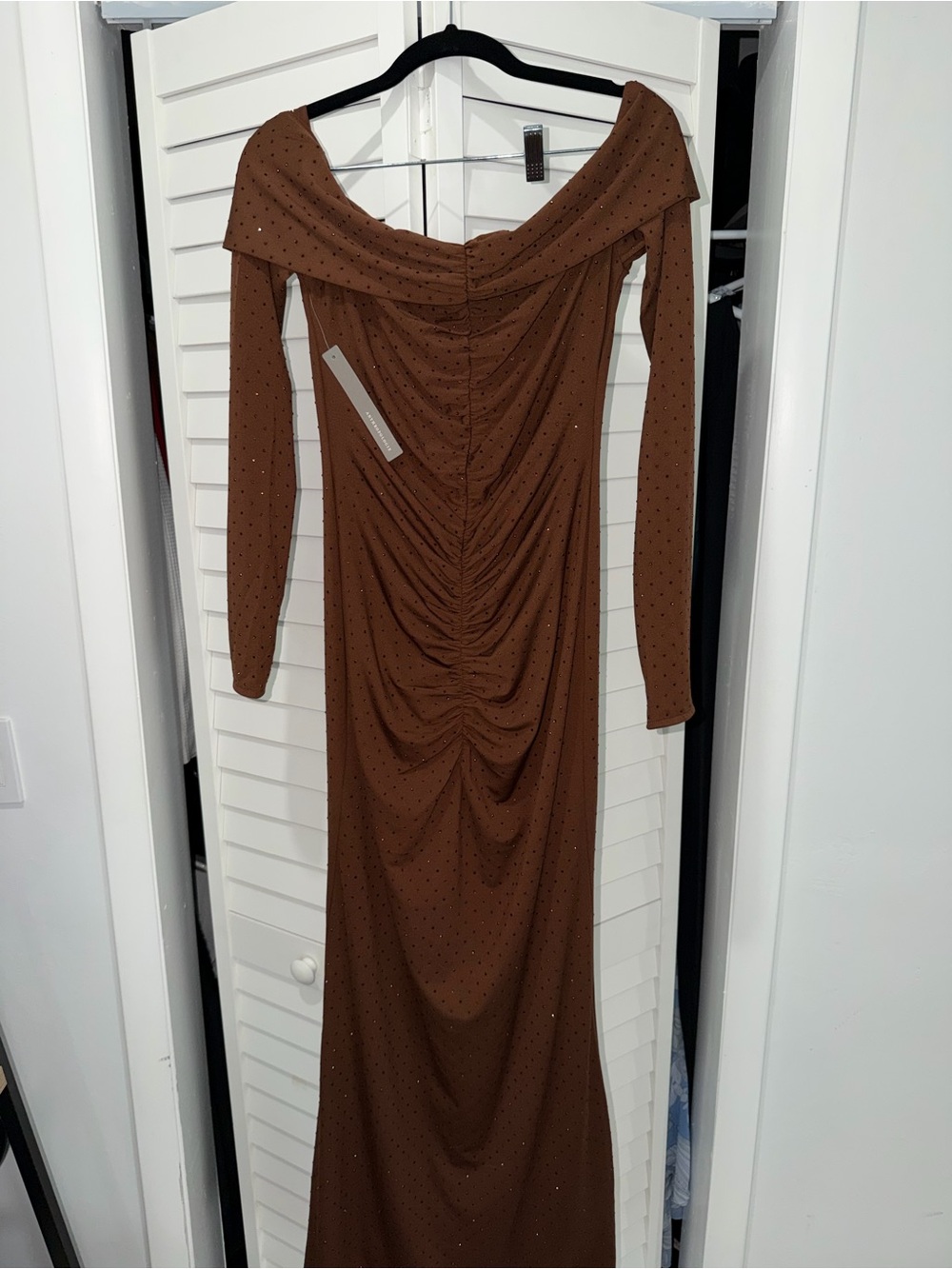 Bardot Artura Diamante
Maxi Dress Brown